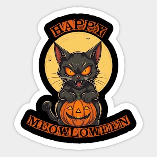 Happy Meowloween Sticker